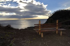 San Juan del Sur sunset viewed from wooden bench looking at ocean – Best Places In The World To Retire – International Living